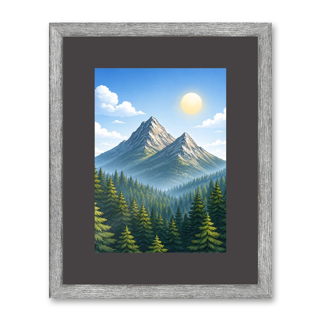 Il kit cornice da tavolo 13×18 cm con una fotografia di esempio dentro