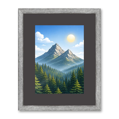 Il kit cornice da tavolo 13×18 cm con una fotografia di esempio dentro