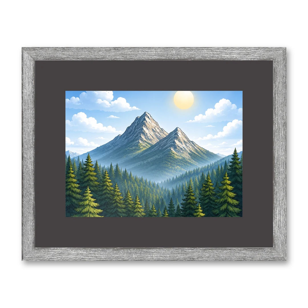 Il kit cornice da tavolo 13×18 cm di traverso con una fotografia di esempio dentro