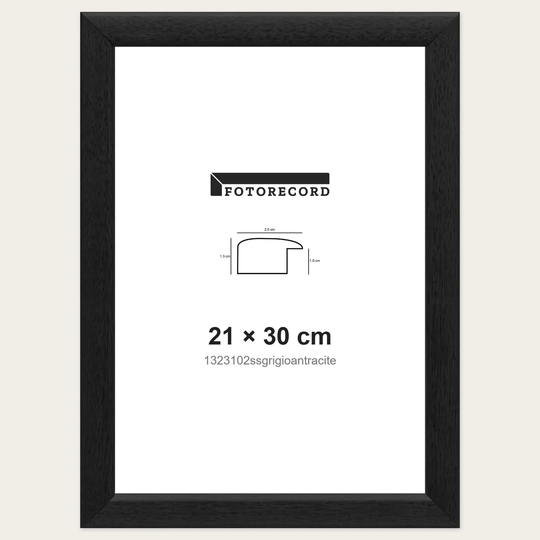 Kit Cornice Completa 21x30 cm — Grigio Satinato | 1323102ssgrigioantracite