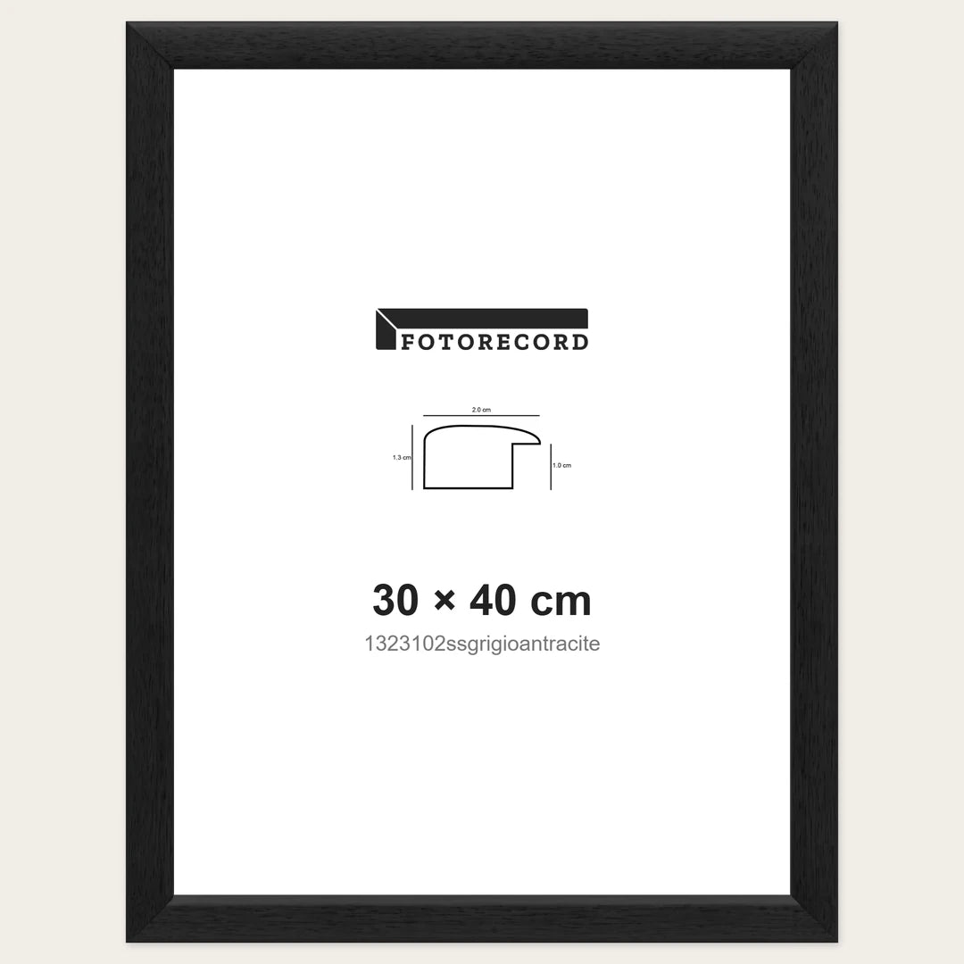Kit Cornice Completa 30x40 cm — Grigio Satinato | 1323102ssgrigioantracite