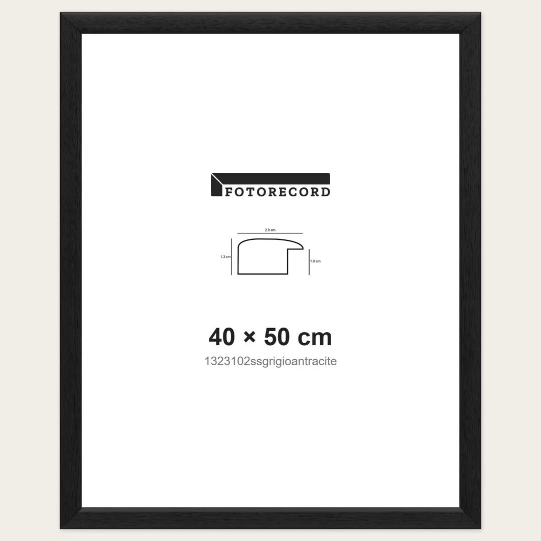 Kit Cornice Completa 40x50 cm — Grigio Satinato | 1323102ssgrigioantracite