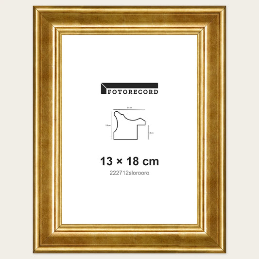 Kit Cornice Completa 13x18 cm — Oro Lucido | 222712slorooro