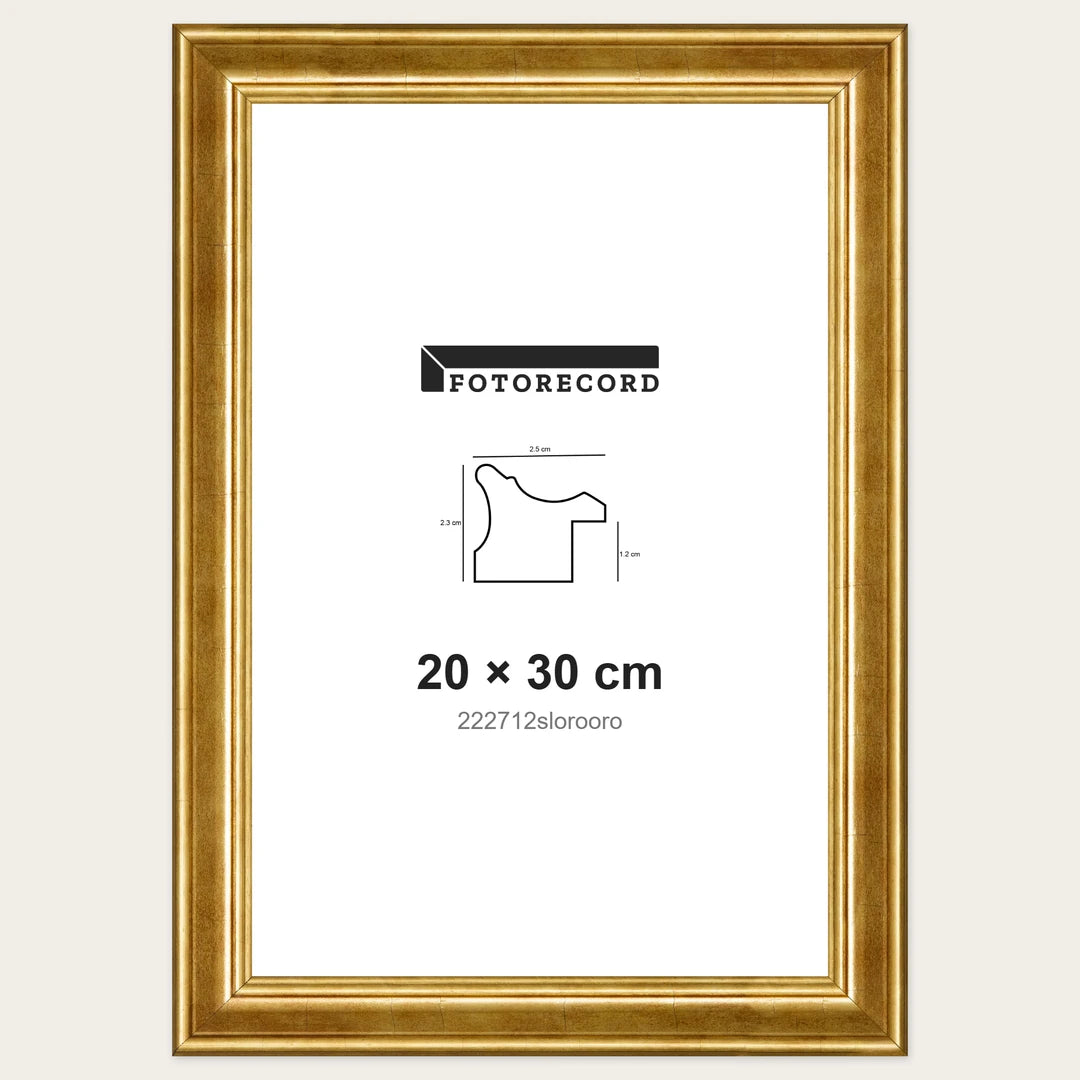 Kit Cornice Completa 20x30 cm — Oro Lucido | 222712slorooro