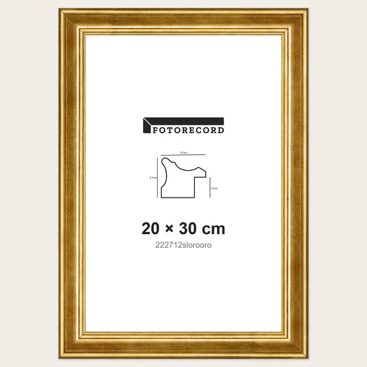 Kit Cornice Completa 20x30 cm — Oro Lucido | 222712slorooro
