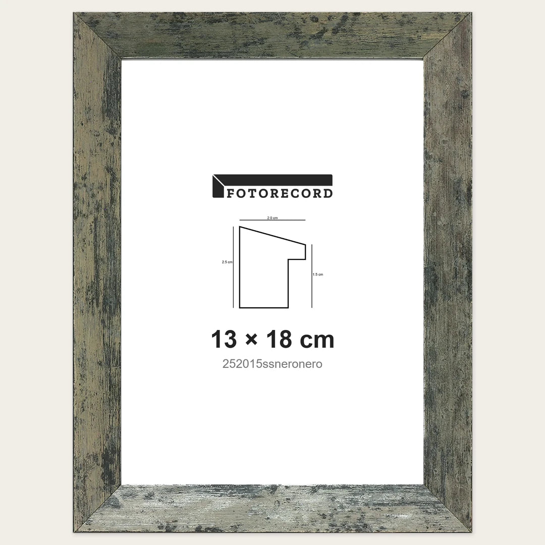 Kit Cornice Completa 13x18 cm — Nero Satinato | 252015ssneronero