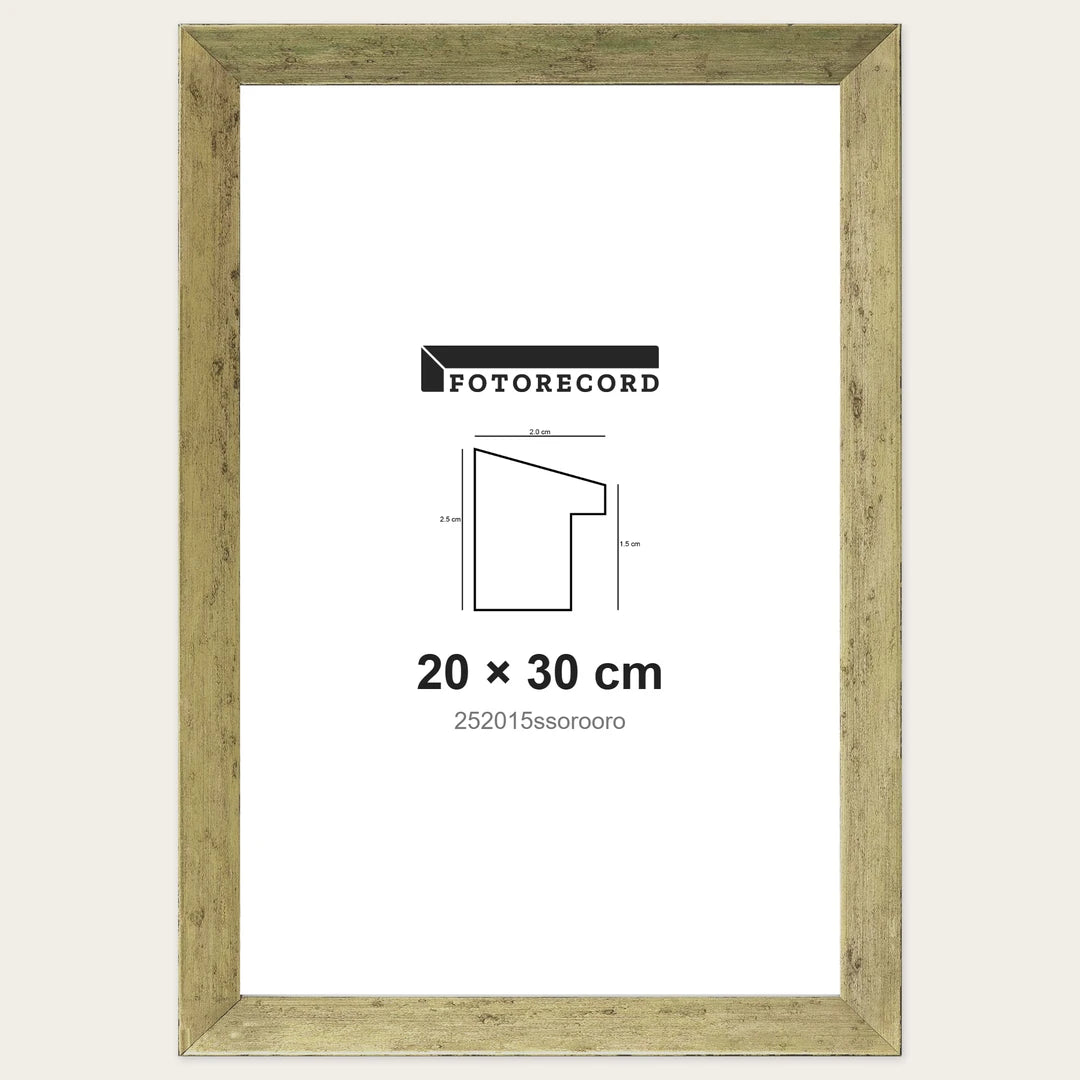 Kit Cornice Completa 20x30 cm — Oro Satinato | 252015ssorooro