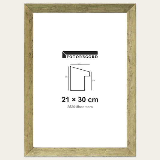 Kit Cornice Completa 21x30 cm — Oro Satinato | 252015ssorooro