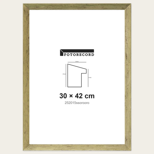Kit Cornice Completa 30x42 cm — Oro Satinato | 252015ssorooro