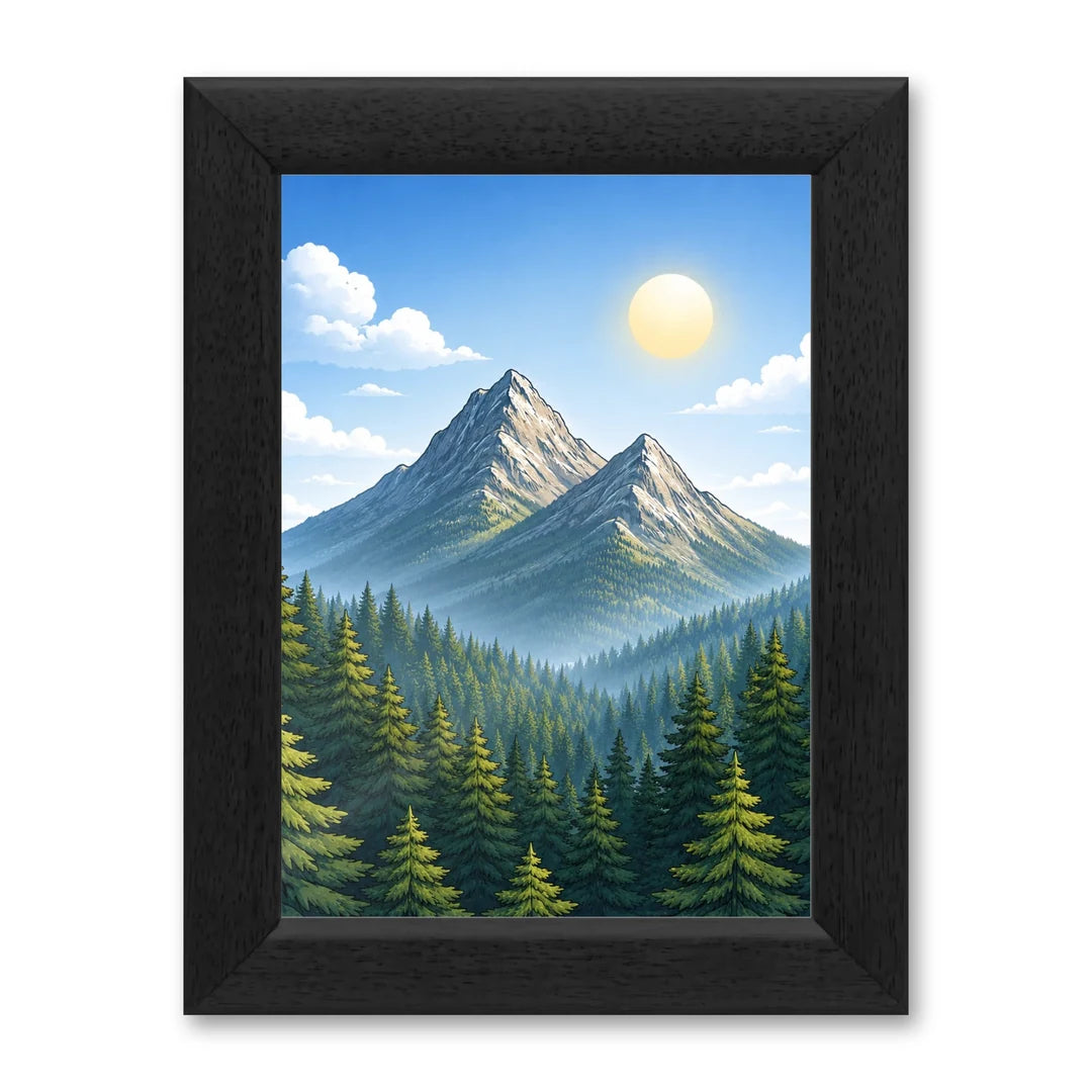 Il kit cornice completa 13×18 cm con una fotografia di esempio dentro