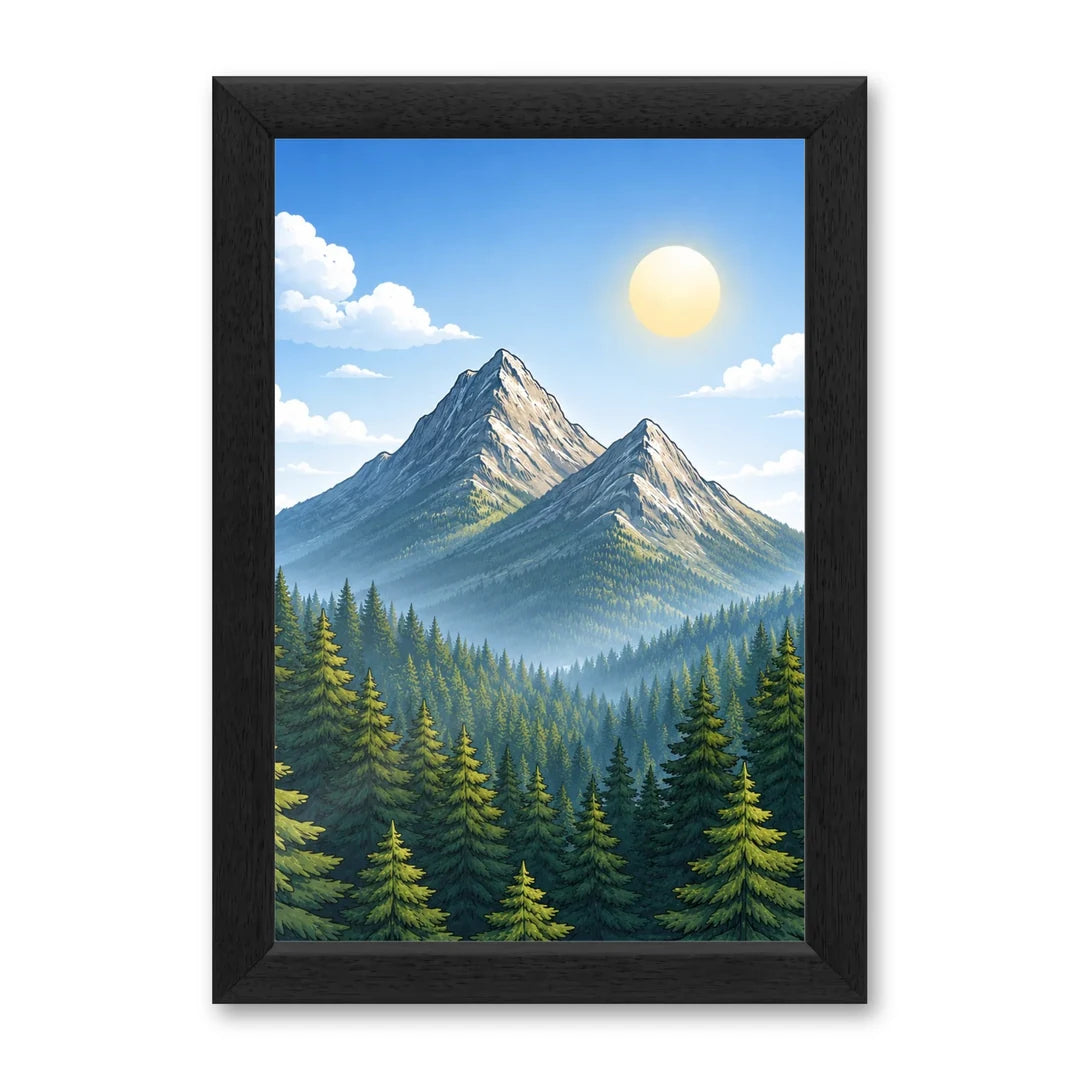 Il kit cornice completa 20×30 cm con una fotografia di esempio dentro