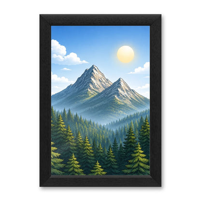 Il kit cornice completa 20×30 cm con una fotografia di esempio dentro