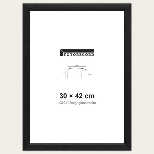 Kit Cornice Completa 30x42 cm — Grigio Satinato | fras0030