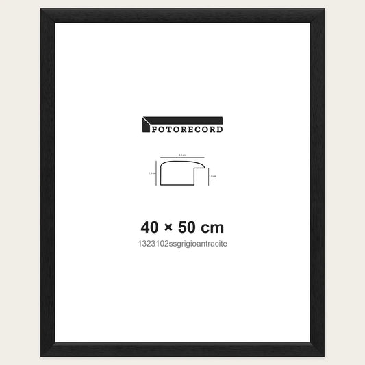 Kit Cornice Completa 40x50 cm — Grigio Satinato | fras0030