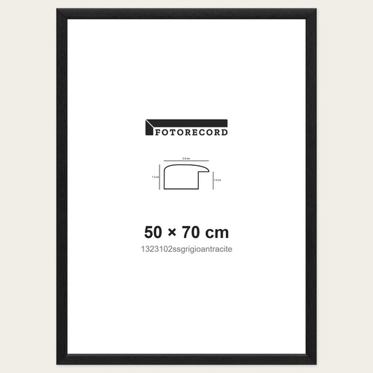 Kit Cornice Completa 50x70 cm — Grigio Satinato | fras0030