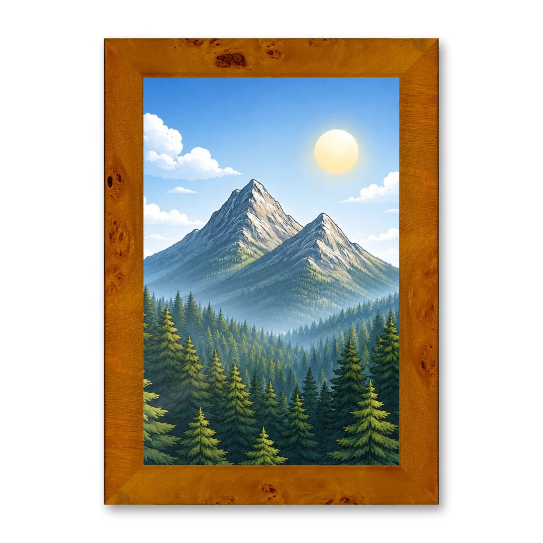 Il kit cornice completa 20×30 cm con una fotografia di esempio dentro