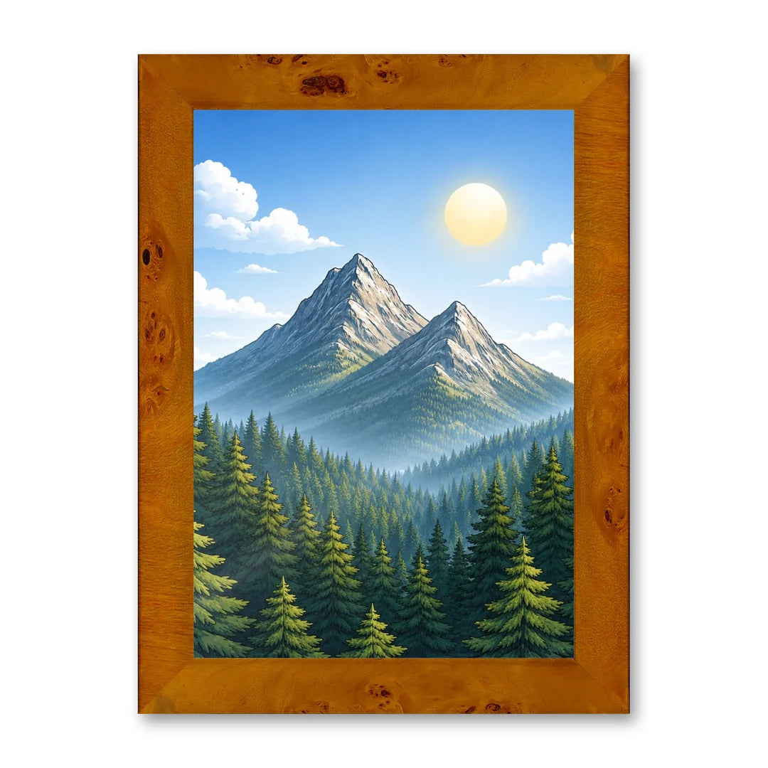Il kit cornice completa 21×30 cm con una fotografia di esempio dentro