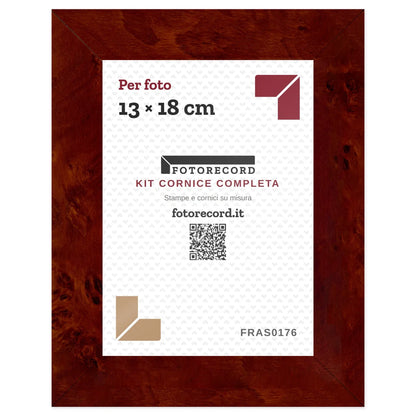 Il kit cornice completa 13×18 cm col foglio segnaposto Fotorecord: al suo posto va la tua foto