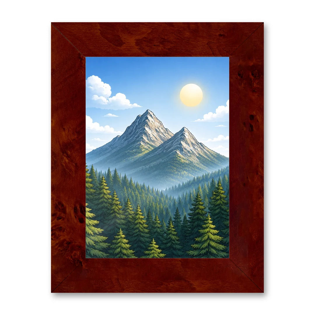 Il kit cornice completa 13×18 cm con una fotografia di esempio dentro