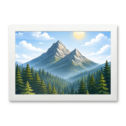Il kit cornice completa 20×30 cm di traverso con una fotografia di esempio dentro