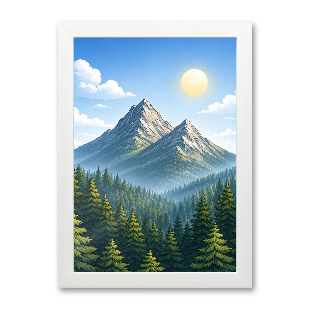 Il kit cornice completa 21×30 cm con una fotografia di esempio dentro