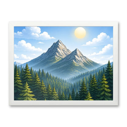Il kit cornice completa 30×40 cm di traverso con una fotografia di esempio dentro