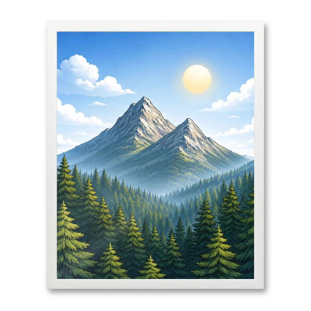 Il kit cornice completa 40×50 cm con una fotografia di esempio dentro