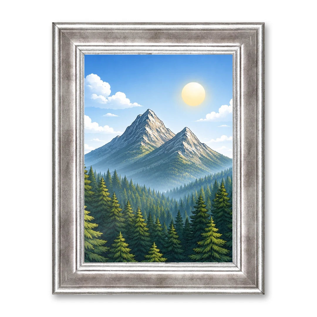 Il kit cornice completa 13×18 cm con una fotografia di esempio dentro