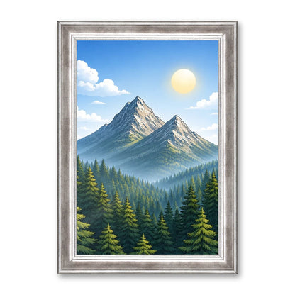 Il kit cornice completa 20×30 cm con una fotografia di esempio dentro