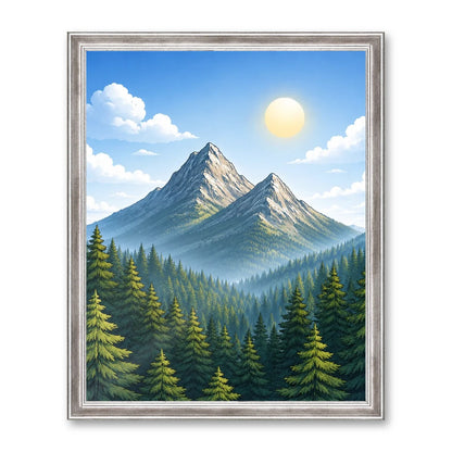 Il kit cornice completa 40×50 cm con una fotografia di esempio dentro