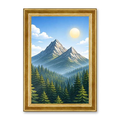 Il kit cornice completa 20×30 cm con una fotografia di esempio dentro