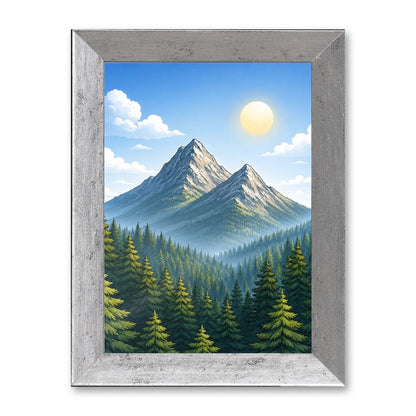 Il kit cornice completa 13×18 cm con una fotografia di esempio dentro