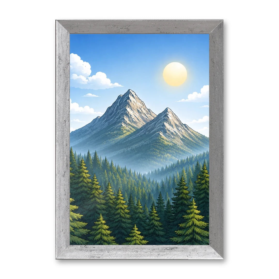Il kit cornice completa 20×30 cm con una fotografia di esempio dentro
