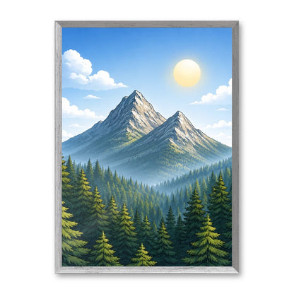 Il kit cornice completa 50×70 cm con una fotografia di esempio dentro