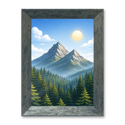 Il kit cornice completa 13×18 cm con una fotografia di esempio dentro