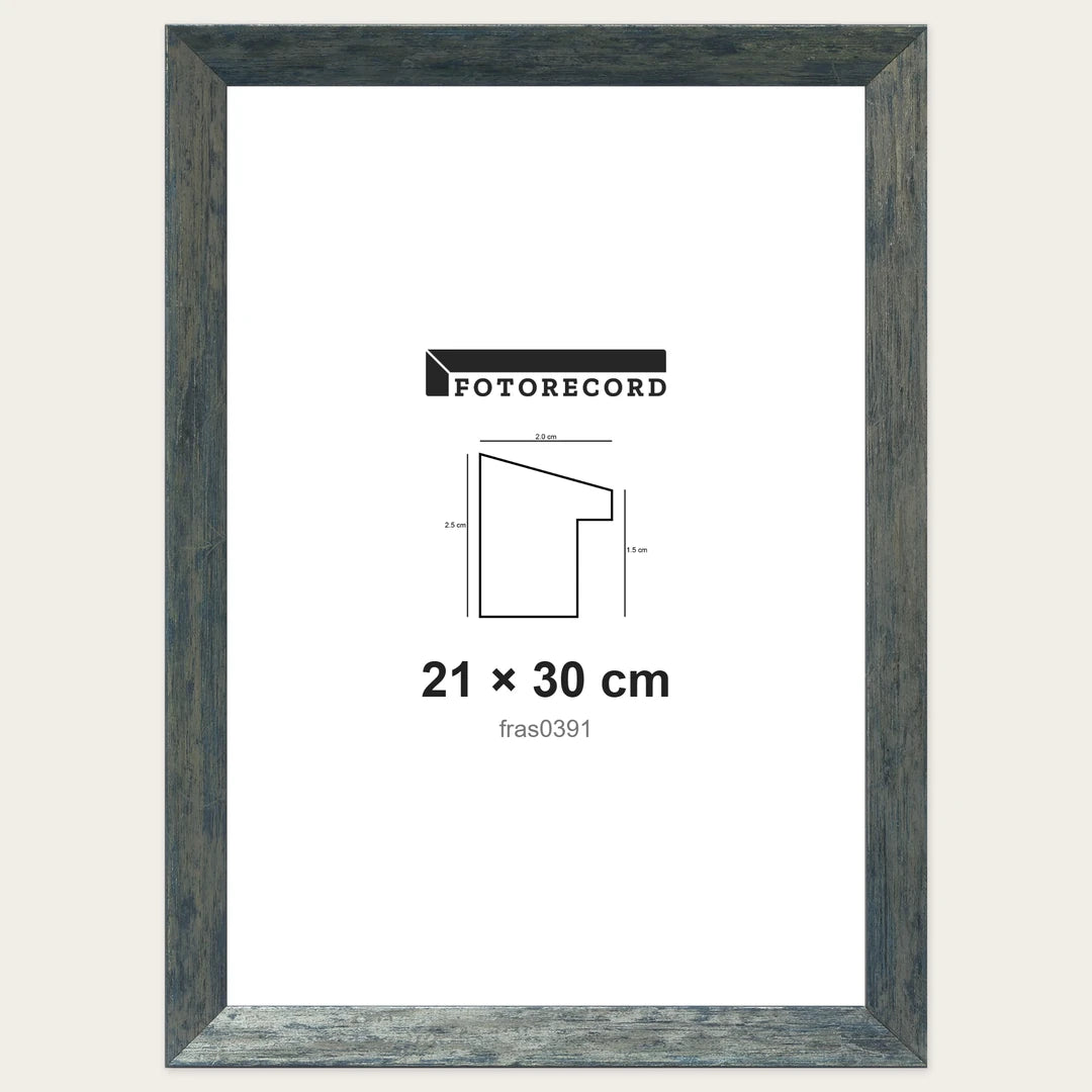 Kit Cornice Completa 21x30 cm — Grigio Satinato | fras0391
