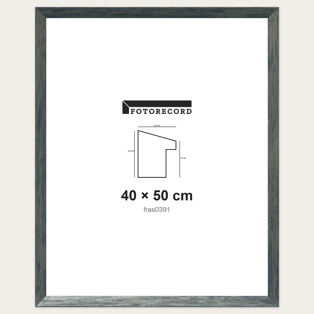 Kit Cornice Completa 40x50 cm — Grigio Satinato | fras0391