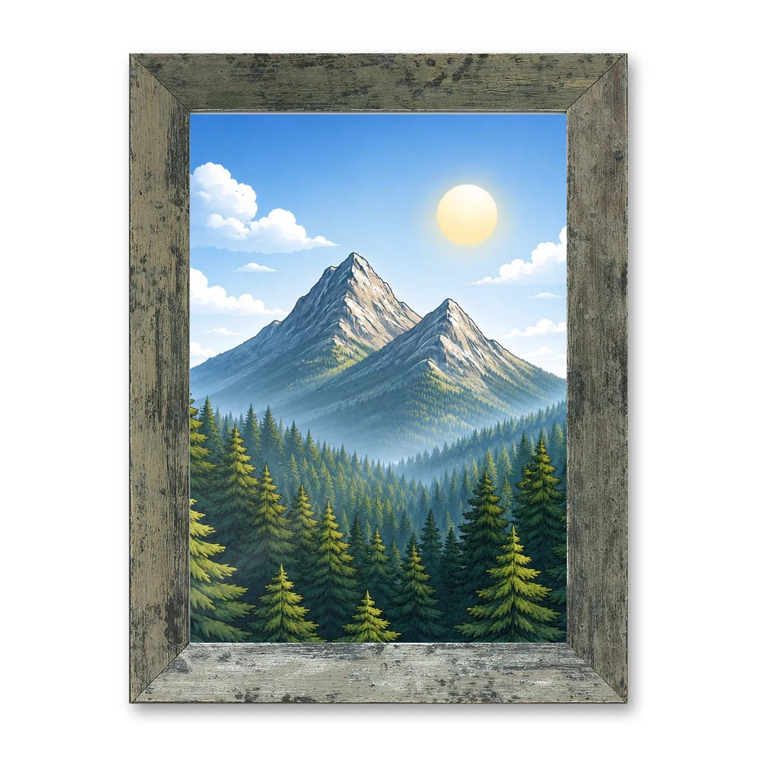 Il kit cornice completa 13×18 cm con una fotografia di esempio dentro