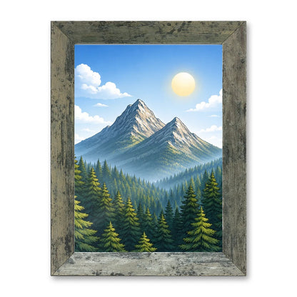 Il kit cornice completa 13×18 cm con una fotografia di esempio dentro