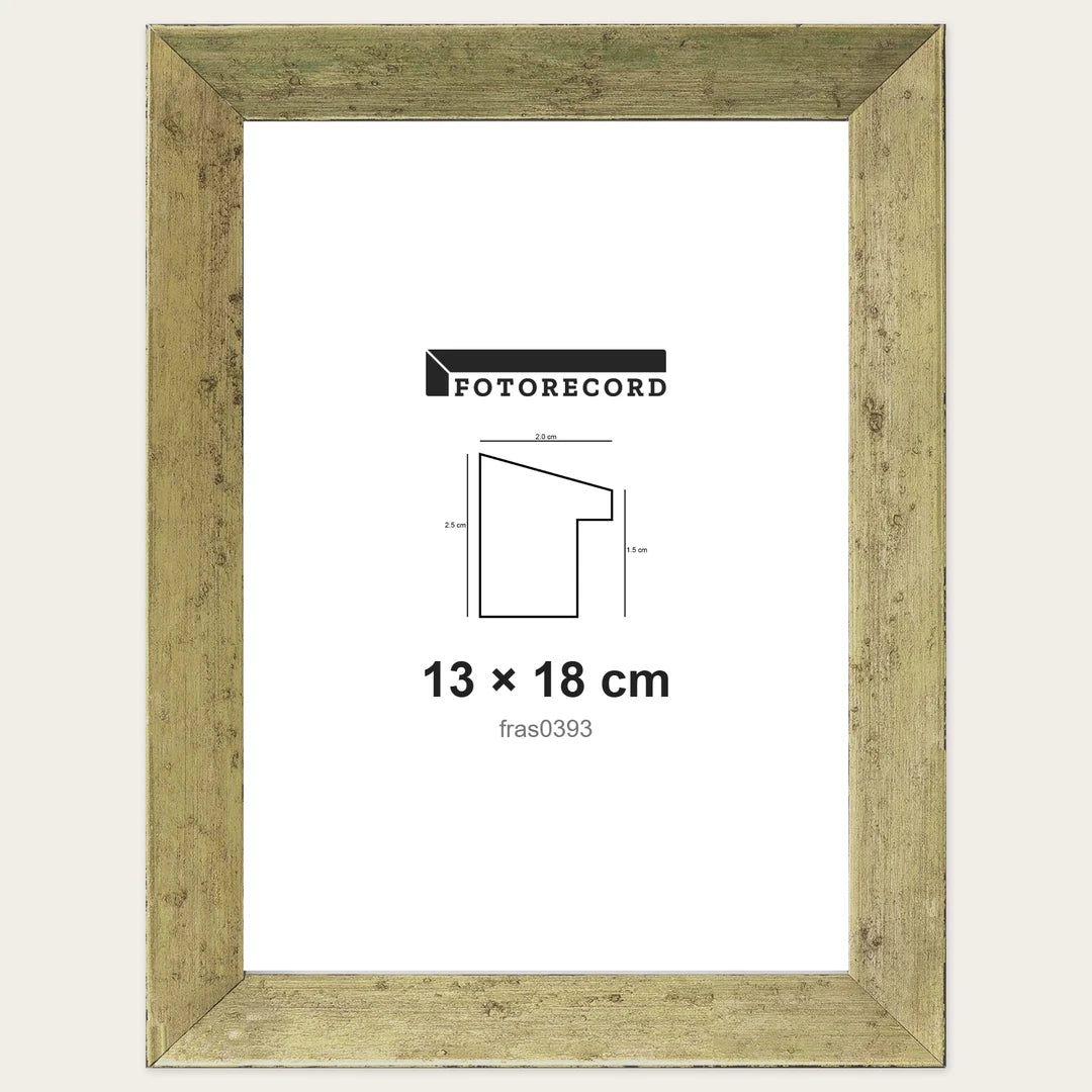 Kit Cornice Completa 13x18 cm — Oro Satinato | fras0393