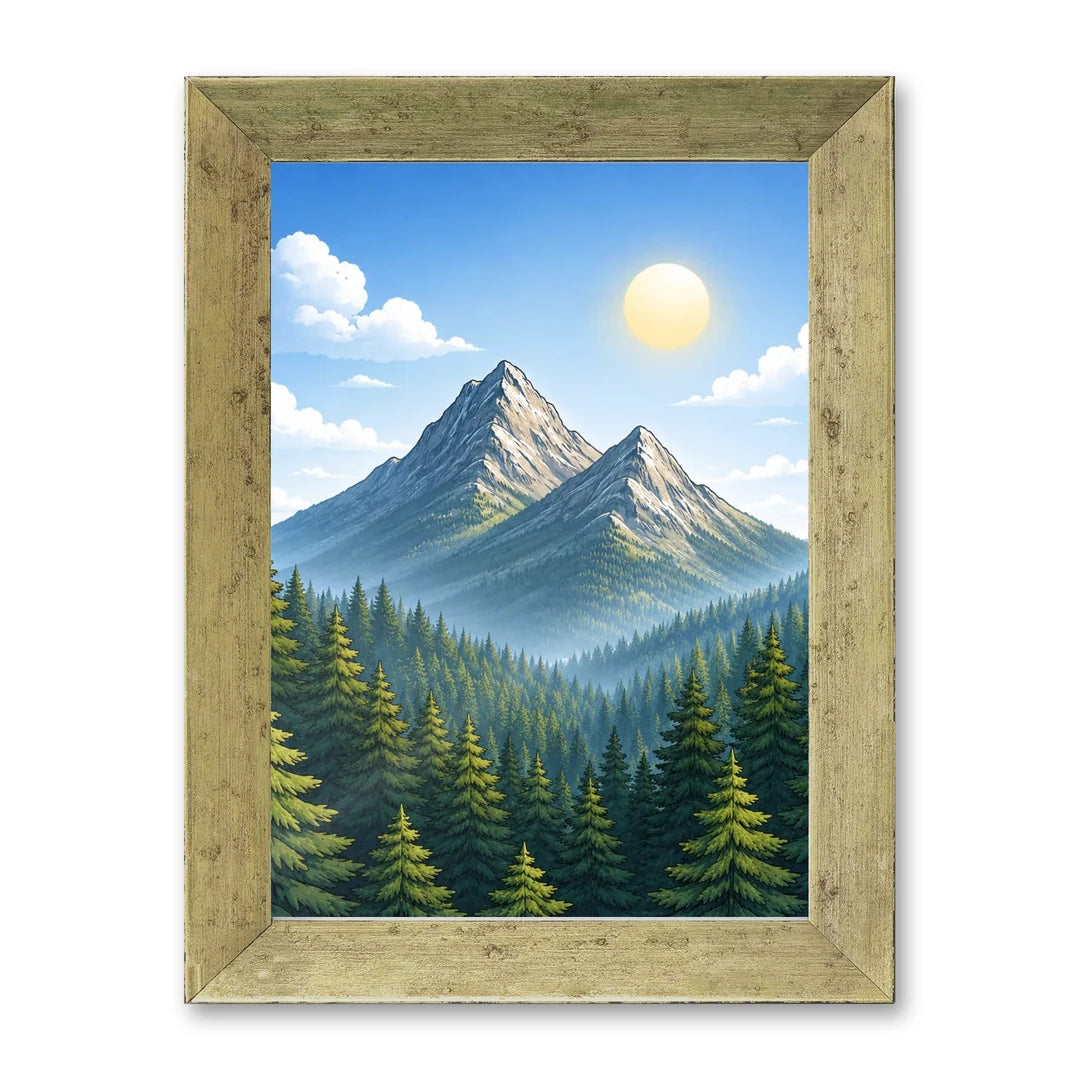 Il kit cornice completa 13×18 cm con una fotografia di esempio dentro