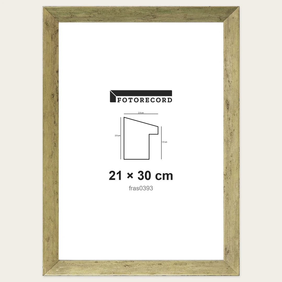 Kit Cornice Completa 21x30 cm — Oro Satinato | fras0393