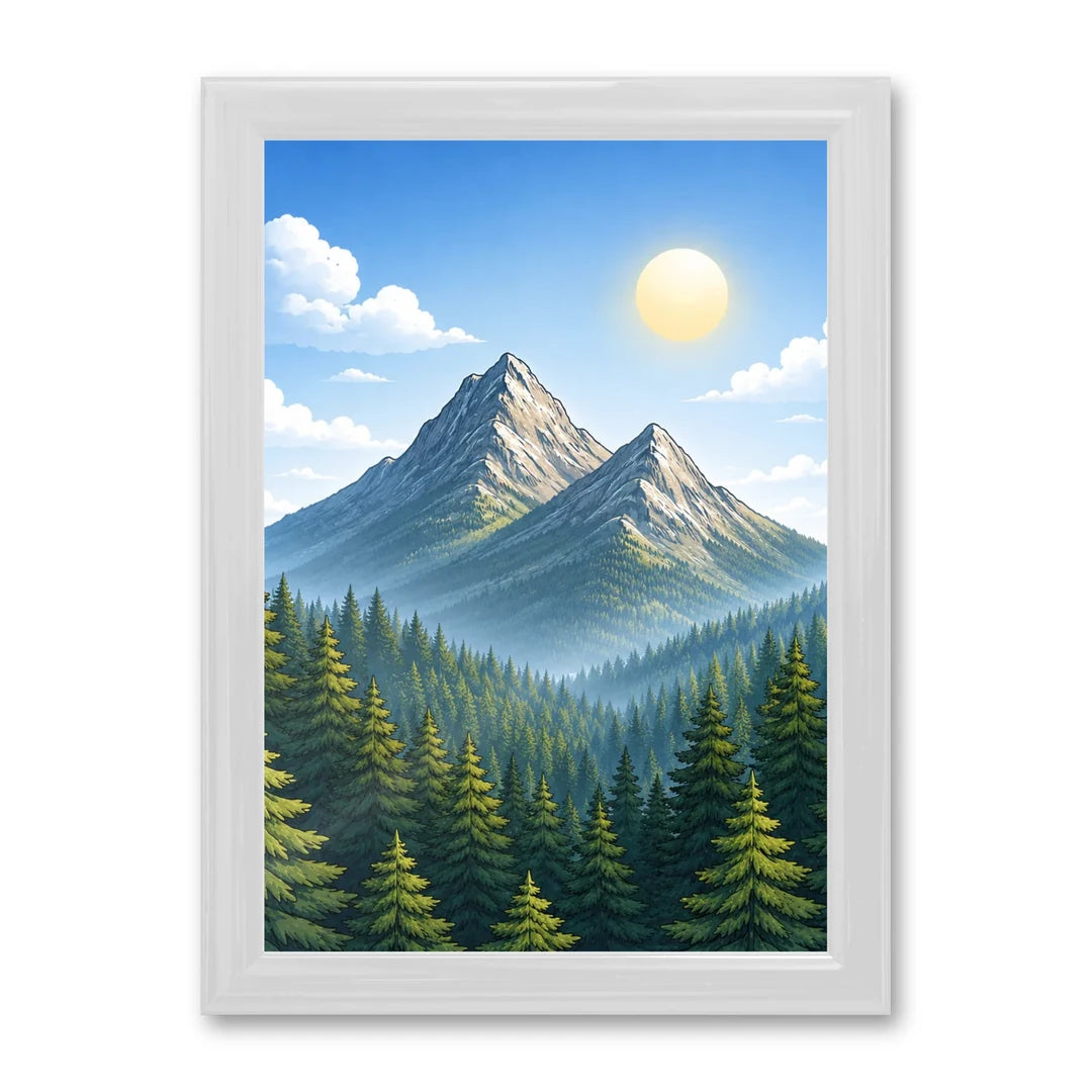 Il kit cornice completa 21×30 cm con una fotografia di esempio dentro