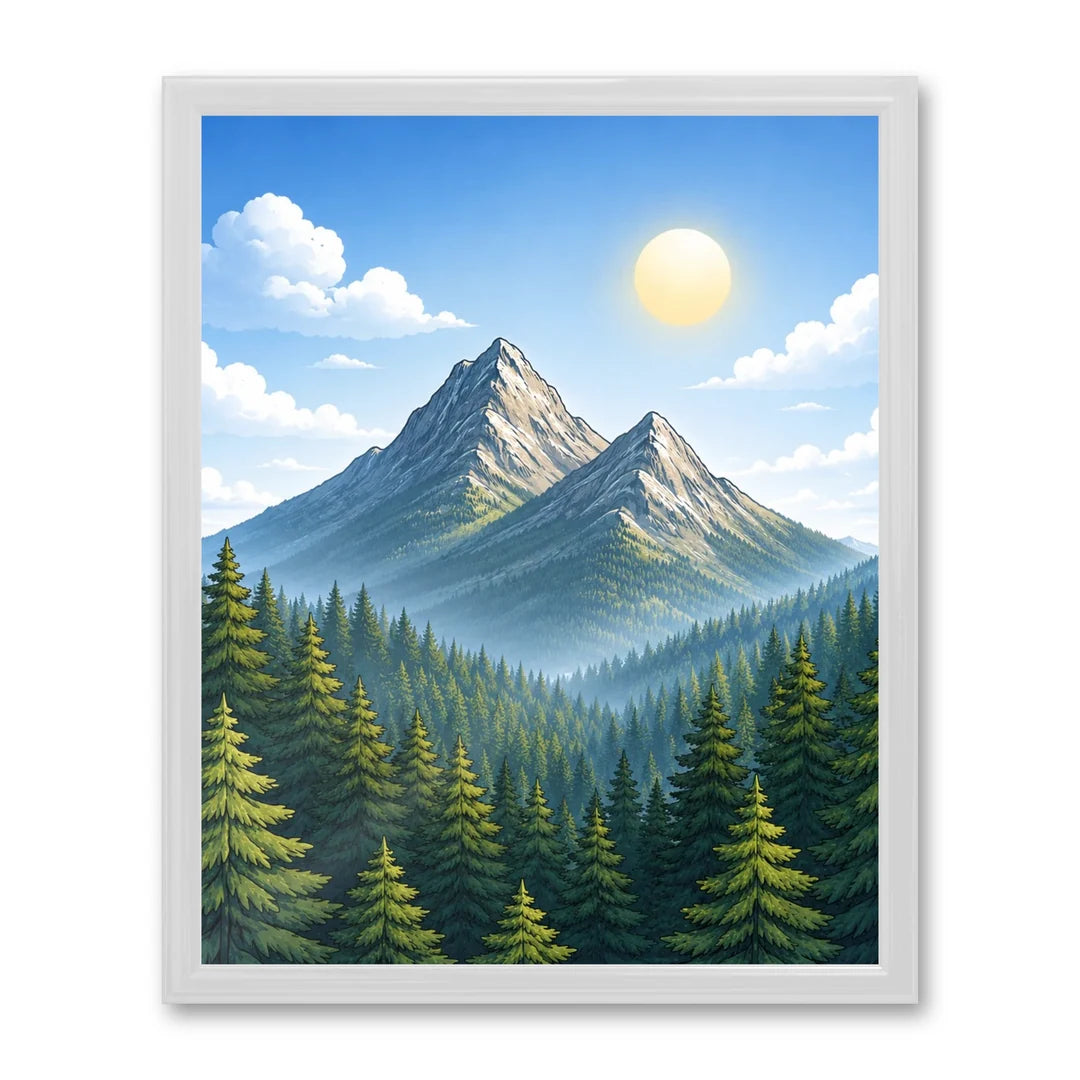 Il kit cornice completa 40×50 cm con una fotografia di esempio dentro
