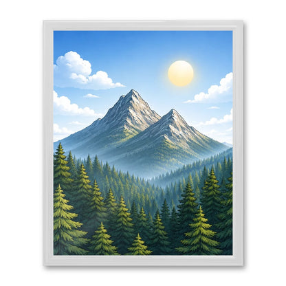 Il kit cornice completa 40×50 cm con una fotografia di esempio dentro
