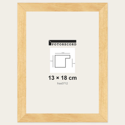 Cornici grezze fai-da-te 13x18 cm — Profilo piatto 15x14 mm