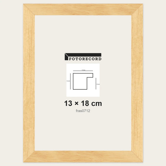 Cornici grezze fai-da-te 13x18 cm — Profilo piatto 15x14 mm