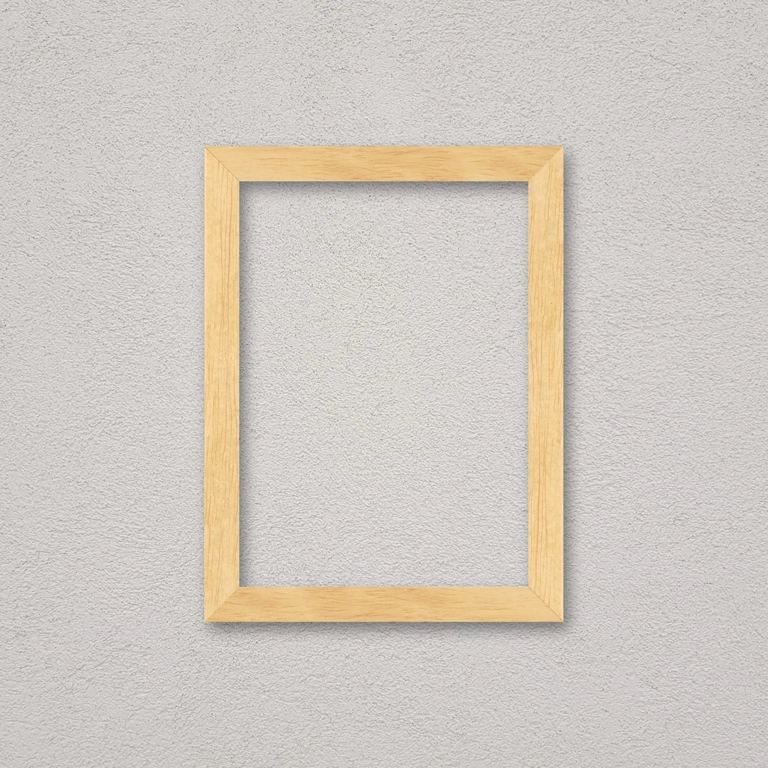 La cornice grezza 13×18 cm a parete: la cornice pronta per la tua immagine