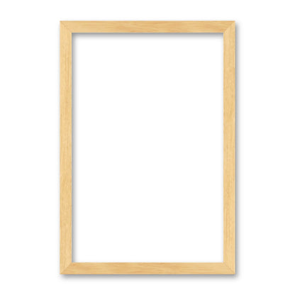 La cornice grezza 20×30 cm su fondo bianco