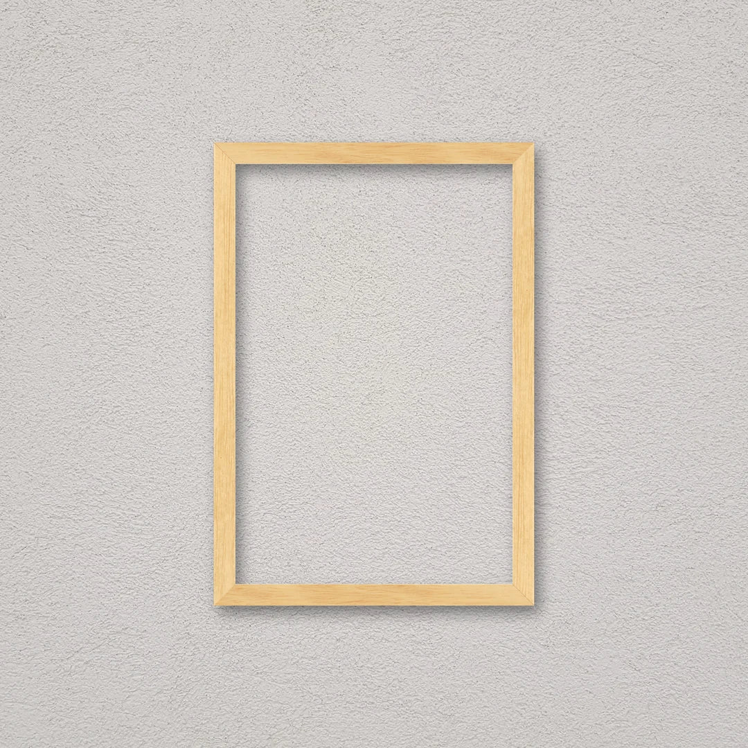 La cornice grezza 20×30 cm a parete: la cornice pronta per la tua immagine